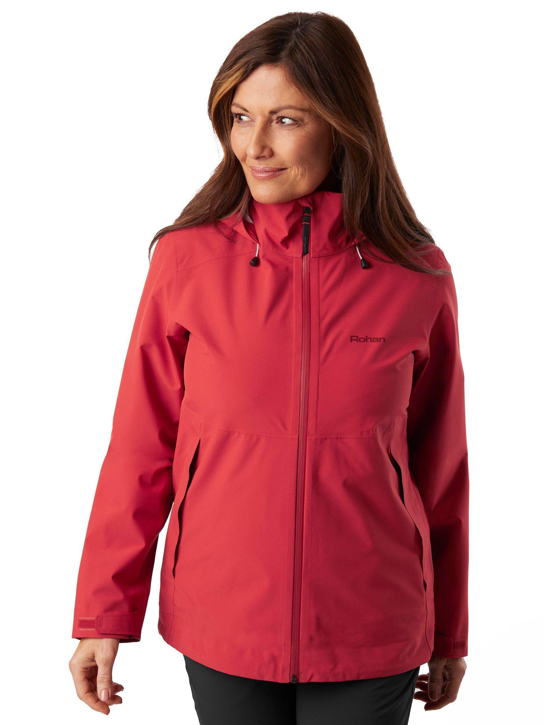 Rohan Women s Parkland Waterproof Windproof Jacket Coast Red