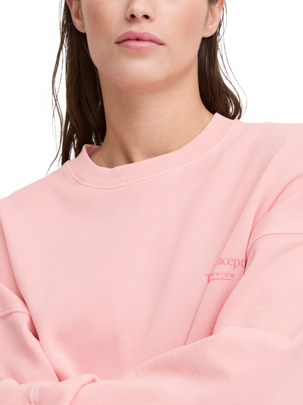The Jogg Concept Rubi Logo Sweatshirt, Almond Blossom - view 2, Almond Blossom