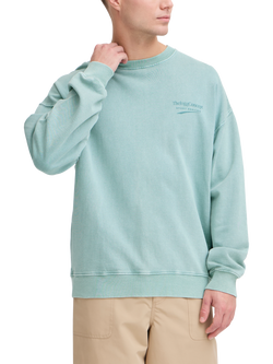 The Jogg Concept Rubi Logo Relaxed Fit Sweatshirt, Stone Blue, Stone Blue