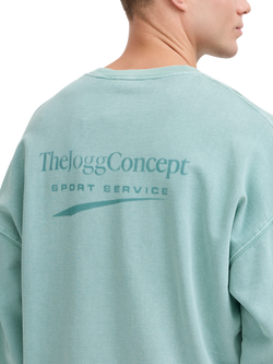 The Jogg Concept Rubi Logo Relaxed Fit Sweatshirt, Stone Blue - view 2, Stone Blue
