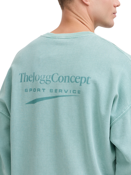 The Jogg Concept Rubi Logo Relaxed Fit Sweatshirt, Stone Blue - view 2, Stone Blue
