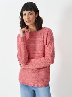 Crew Clothing Stitch Detail Jumper, Light Pink
