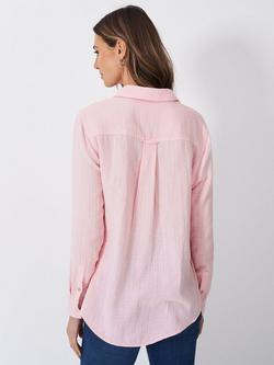 Crew Clothing Harlie Relaxed Shirt - view 2, Rose Pink