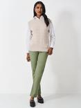 Crew Clothing Salcombe Chino Trousers, Khaki