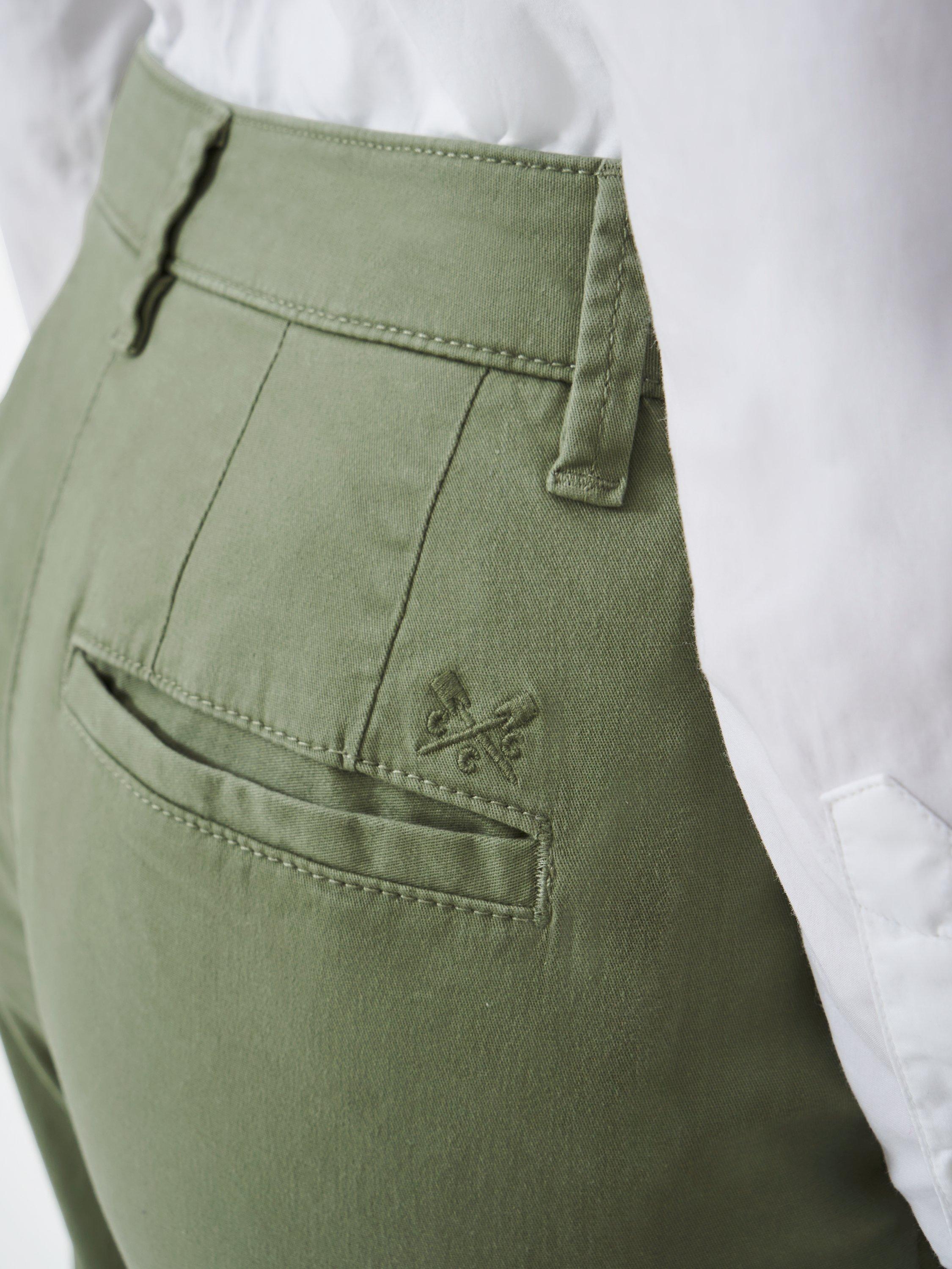 Product image 4 of 5, which shows Crew Clothing Salcombe Chino Trousers, Khaki, 8