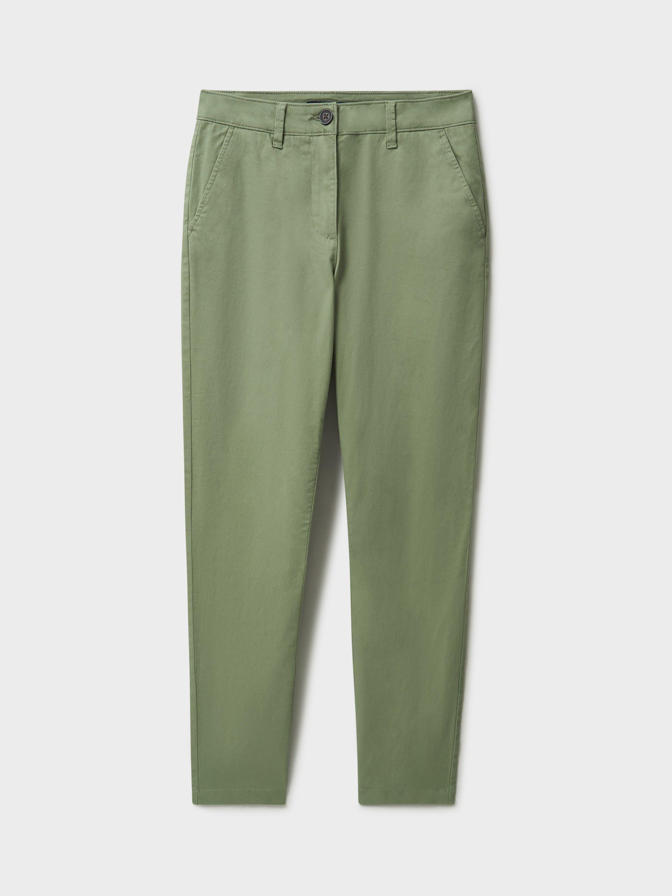 Product image 5 of 5, which shows Crew Clothing Salcombe Chino Trousers, Khaki, 8