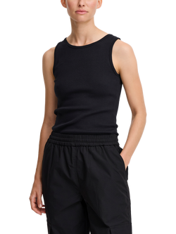 The Jogg Concept Tonda Stretch Cotton Tank Top, Black, Black