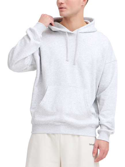 The Jogg Concept Sander Cotton Blend Hoodie, Grey Melange, Grey Melange