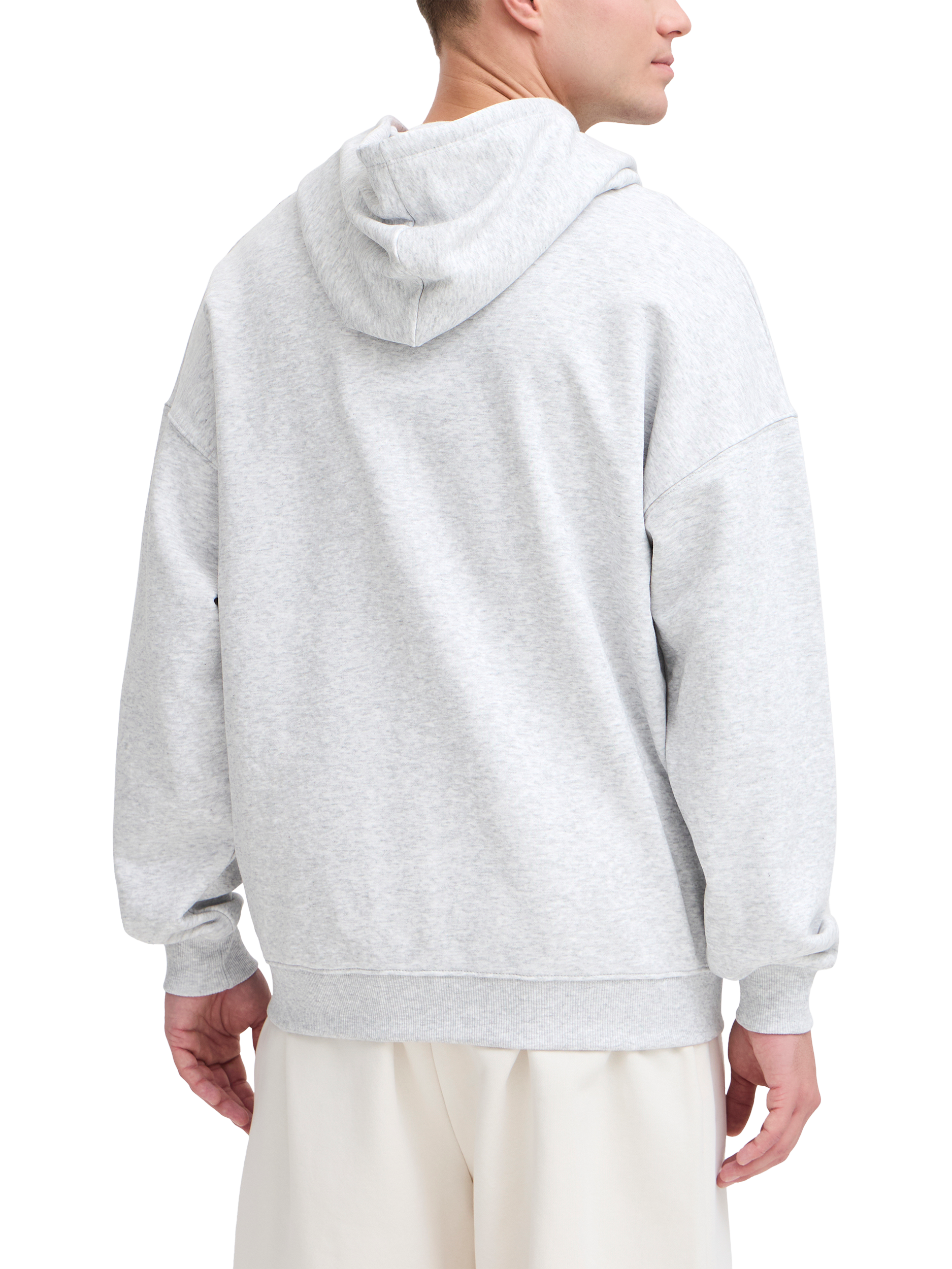 Product image 3 of 6, which shows The Jogg Concept Sander Cotton Blend Hoodie, Grey Melange, S