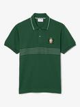 Lacoste Cotton Regular Fit Short Sleeve Tennis Legacy Polo Shirt, Green