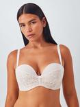 John Lewis Cassie Lace Super Push Up Strapless Bra