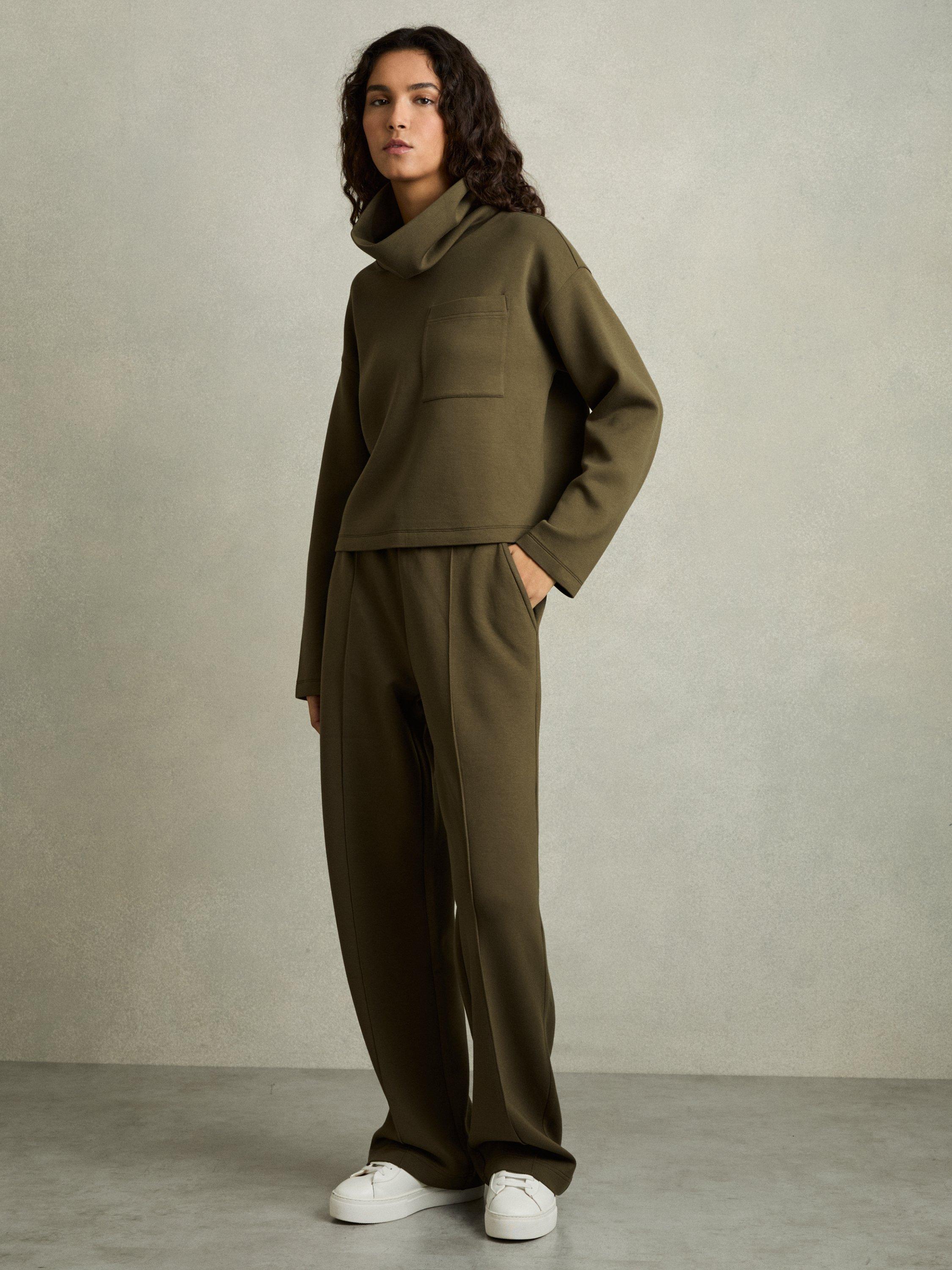 Reiss Sophia Combat Joggers, Khaki
