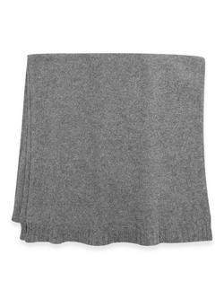 Celtic & Co. Super Soft Pure Wool Stole - view 2, Derby Grey