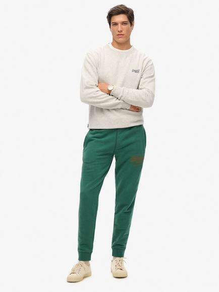 Superdry Classic Vintage Logo Graphic Jogging Bottoms, Pine Green, Pine Green