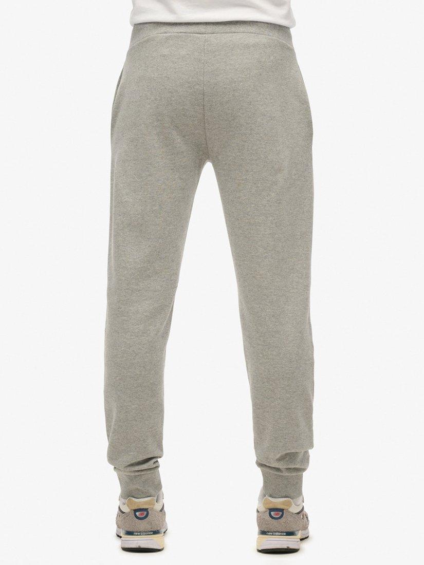 Product image 2 of 5, which shows Superdry Plain Joggers, Grey Marl, S