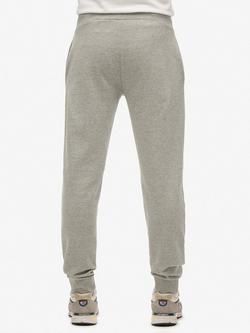 Superdry Plain Joggers, Grey Marl - view 2, Grey Marl