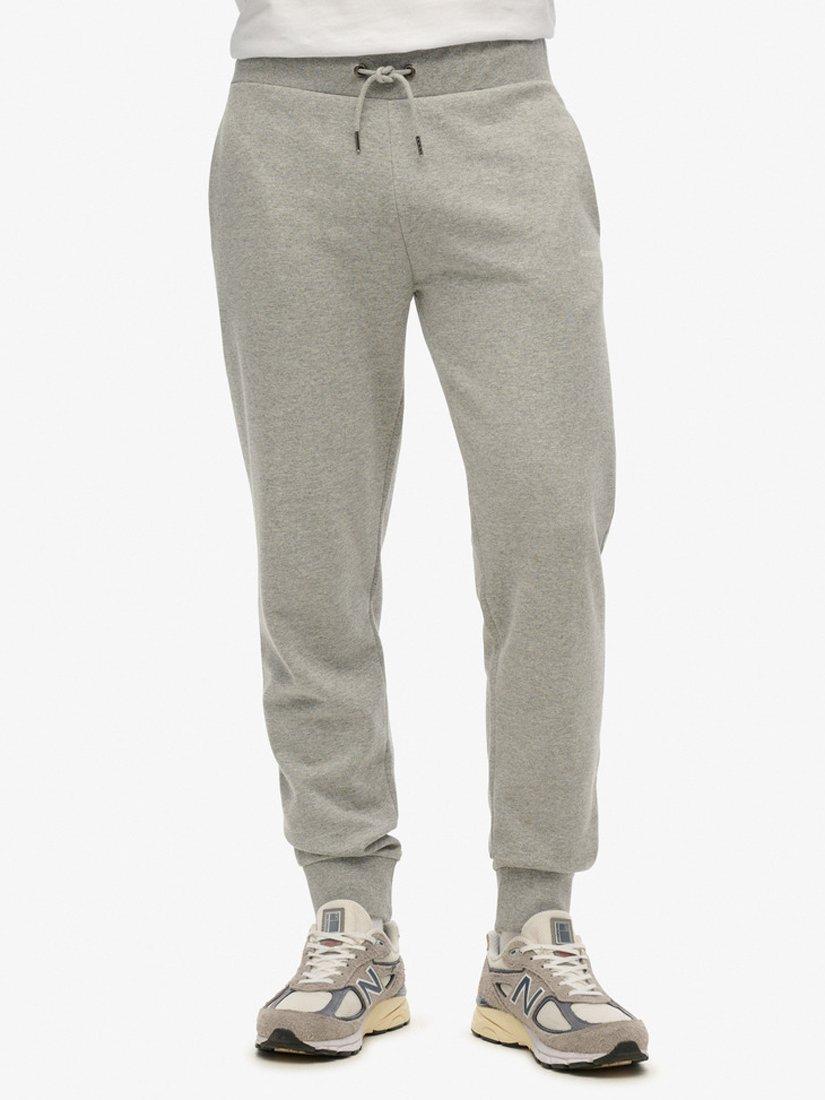 Product image 4 of 5, which shows Superdry Plain Joggers, Grey Marl, S