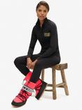 Superdry Logo Padded Snow Boots, Hyper Fire Pink