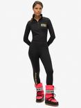 Superdry Logo Padded Snow Boots, Hyper Fire Pink