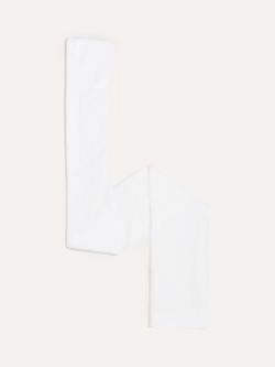 Monsoon Kids' Bridal Spot Tights, White - view 2, White