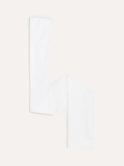 Monsoon Kids' Bridal Spot Tights, White - view 2, White