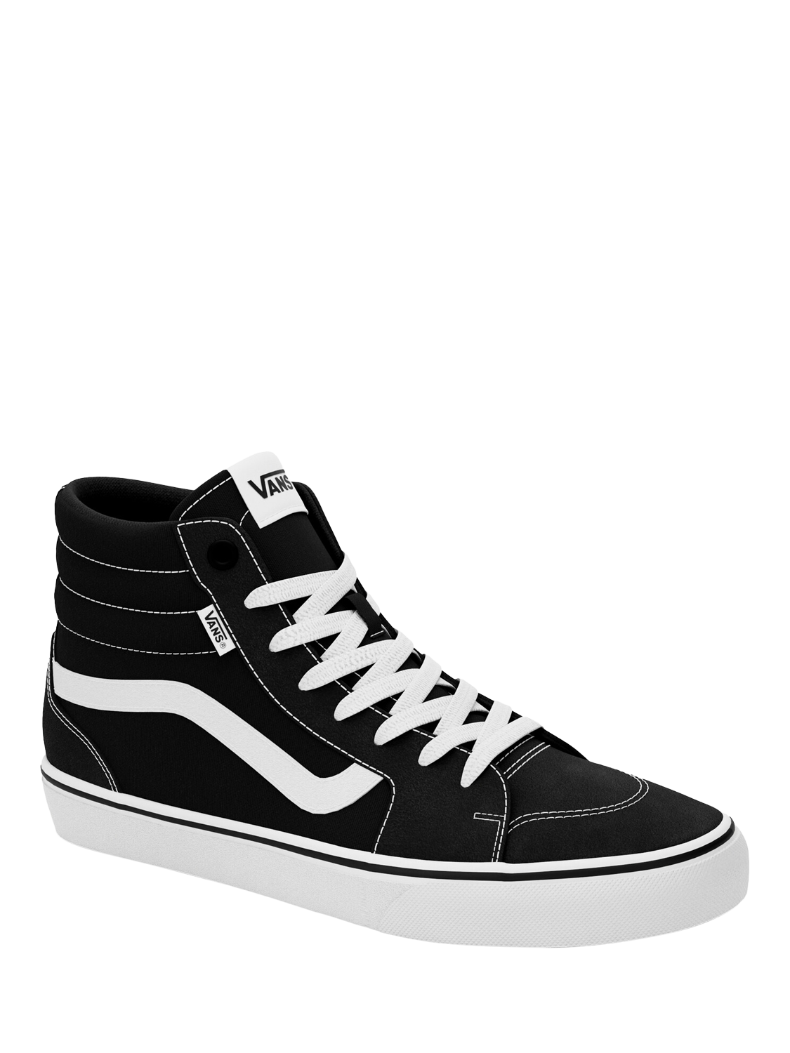 Product image 3 of 7, which shows Vans Filmore Hi High Top Trainers, Black, 7