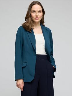 Celtic & Co. Izzy Regular Fit Blazer - view 2, Teal
