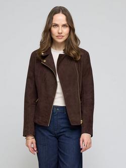 Celtic & Co. The Hudson Suede Jacket, Chocolate