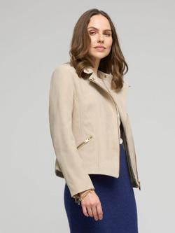 Celtic & Co. Hudson Suede Jacket, Stone, Stone