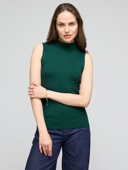 Celtic & Co. Mock Sleeveless Top, Pine