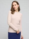 Celtic & Co. Rib Boat Neck Top, Peony