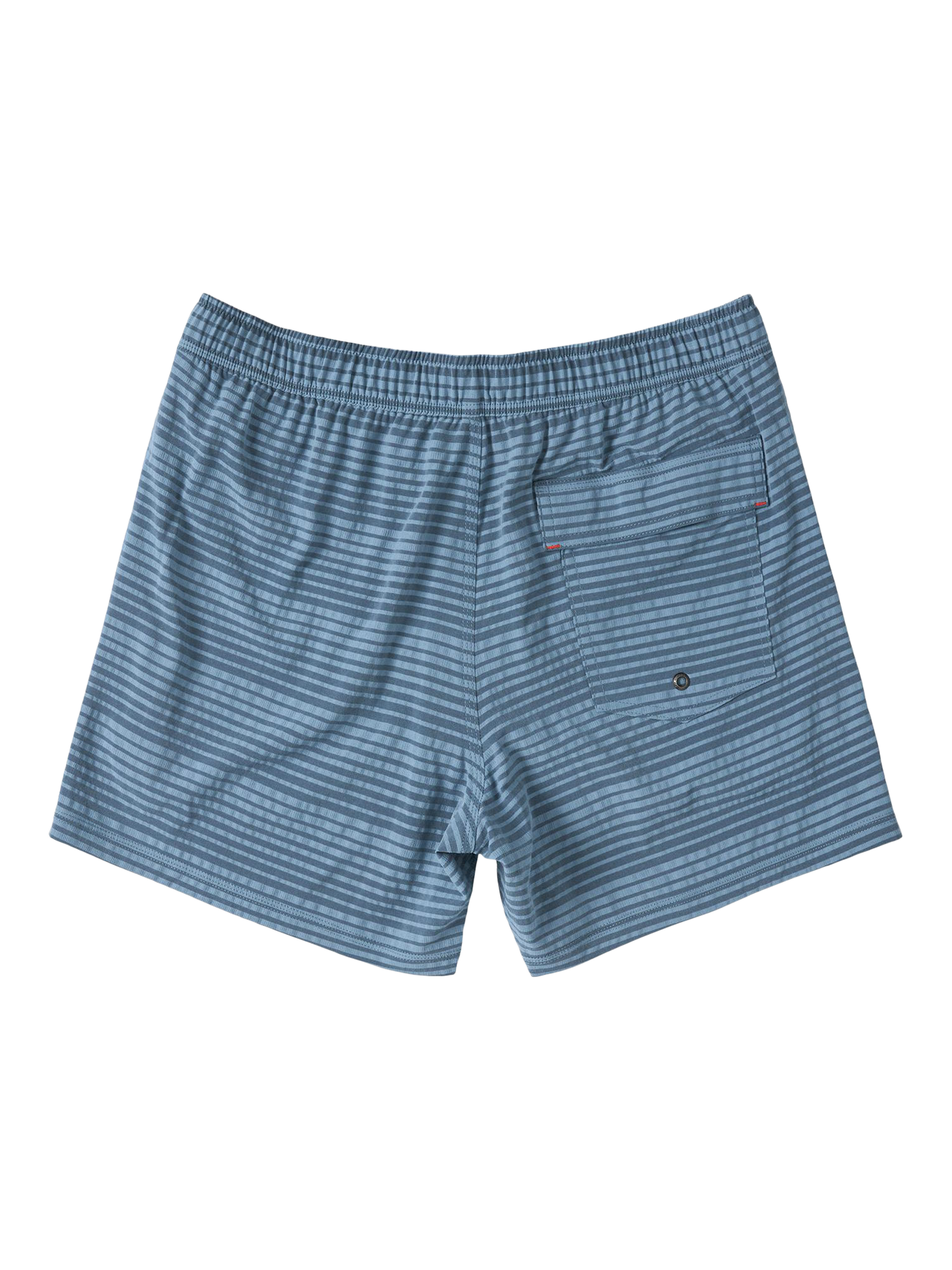 Product image 5 of 6, which shows SAXX Oh Buoy 2N1 Volley India Ink Swim Shorts, Blue Stripe, S