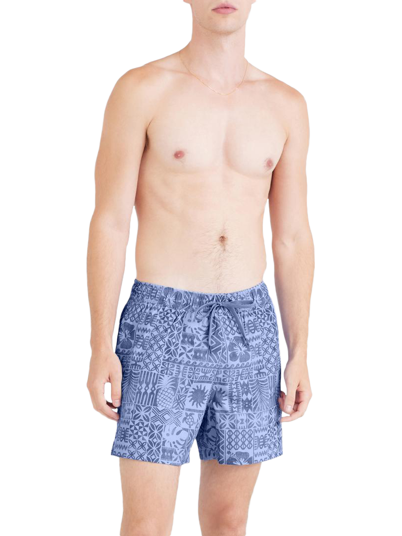 Product image 2 of 7, which shows SAXX Oh Buoy 2N1 Volley Swim Shorts, Lavender, S