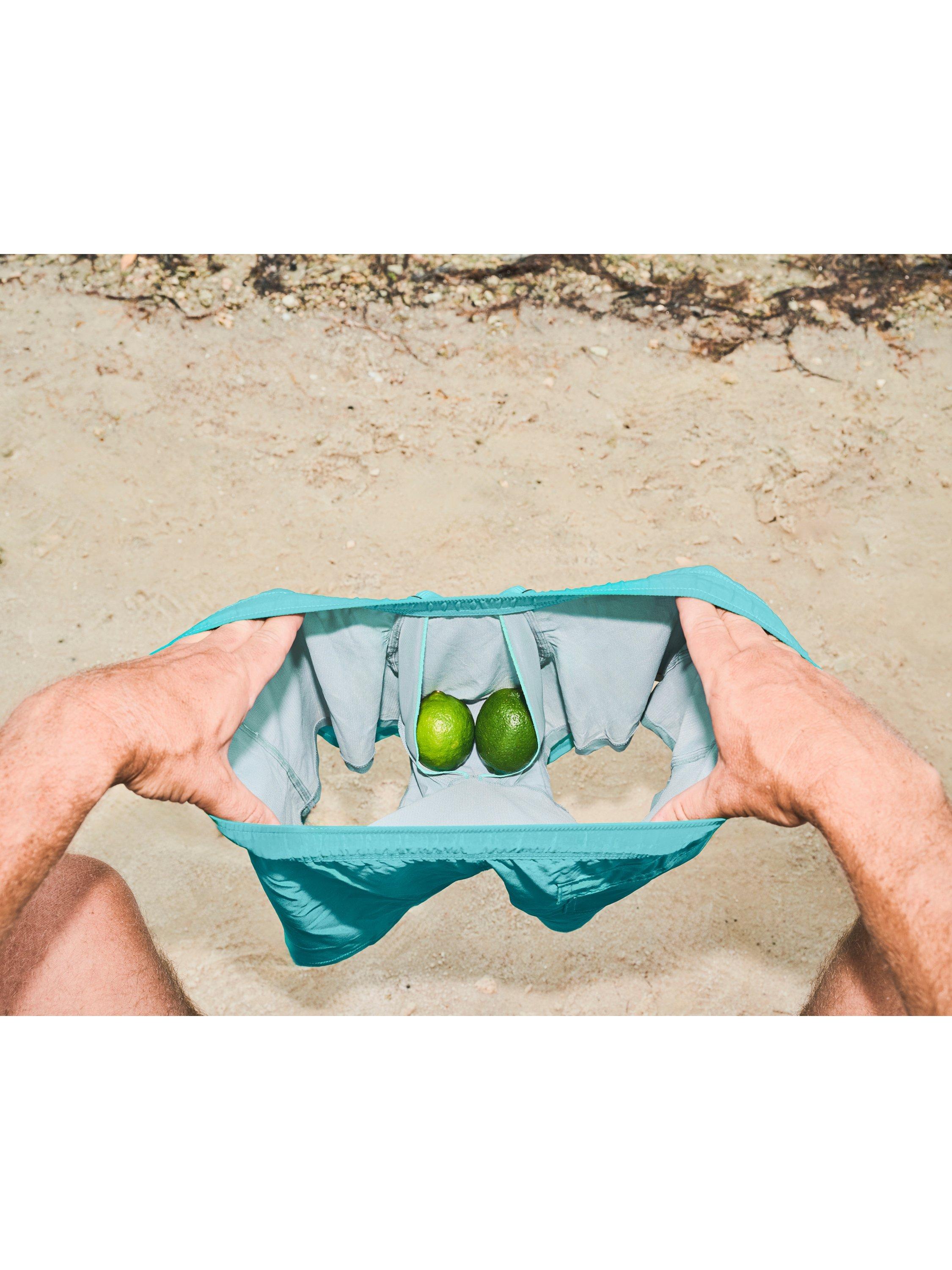 Product image 7 of 7, which shows SAXX Oh Buoy 2N1 Volley Swim Shorts, Lavender, S