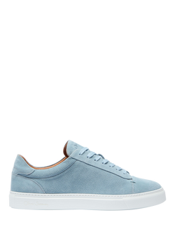 Oliver Sweeney Almada Leather Perforated Trainers, Blue