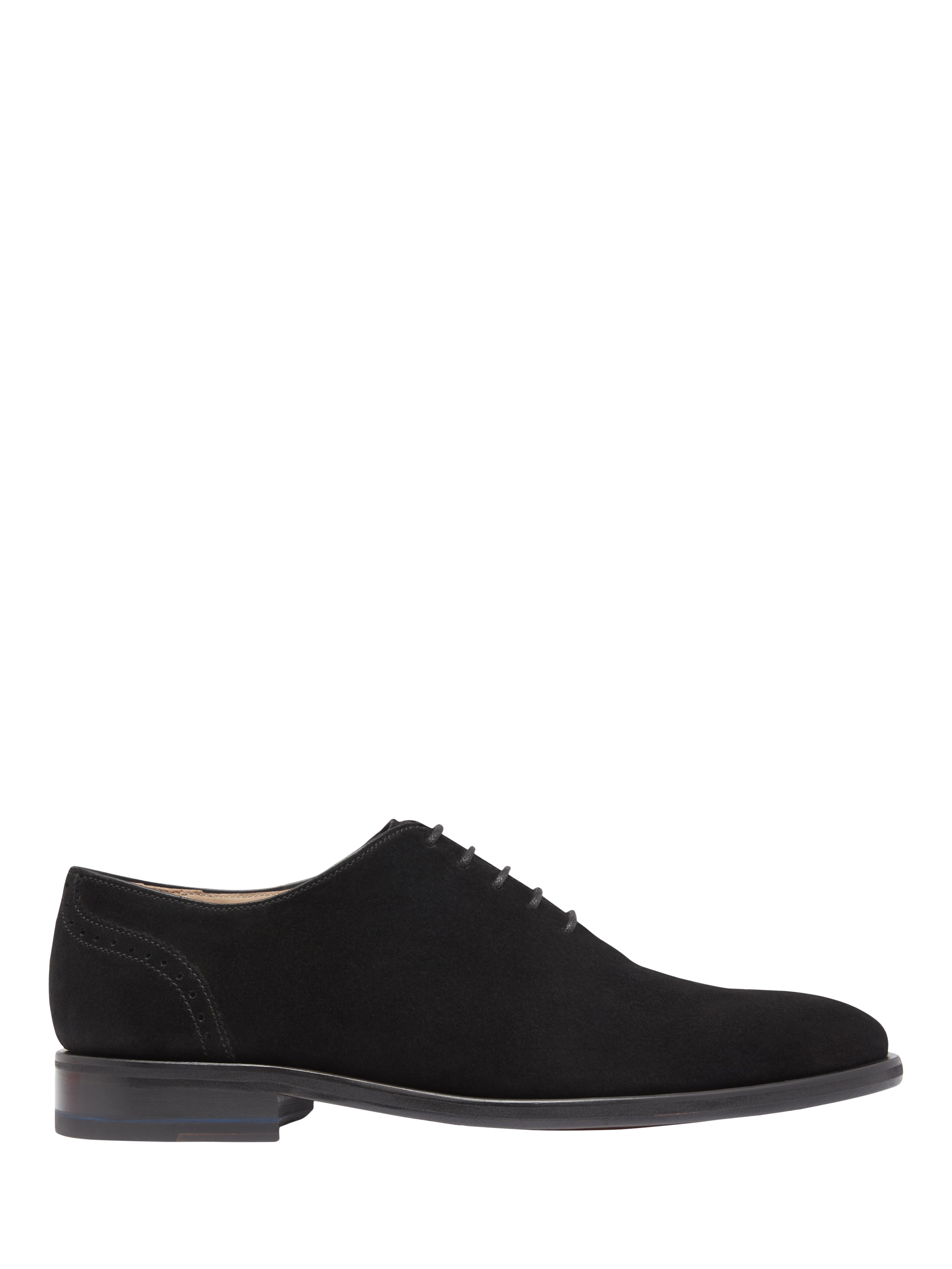 Product image 1 of 5, which shows Oliver Sweeney Cropwell Suede Oxford Shoes, Black, 7