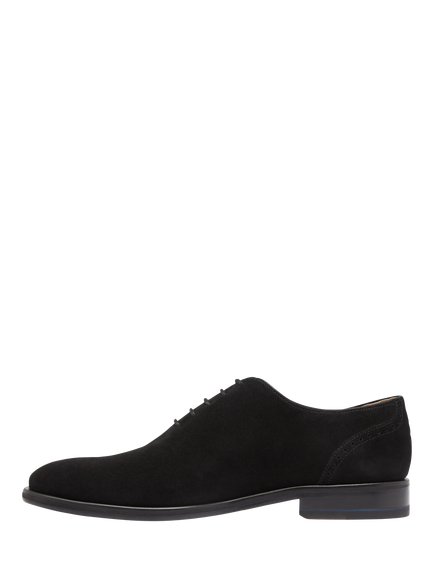 Oliver Sweeney Cropwell Suede Oxford Shoes, Black - view 2, Black
