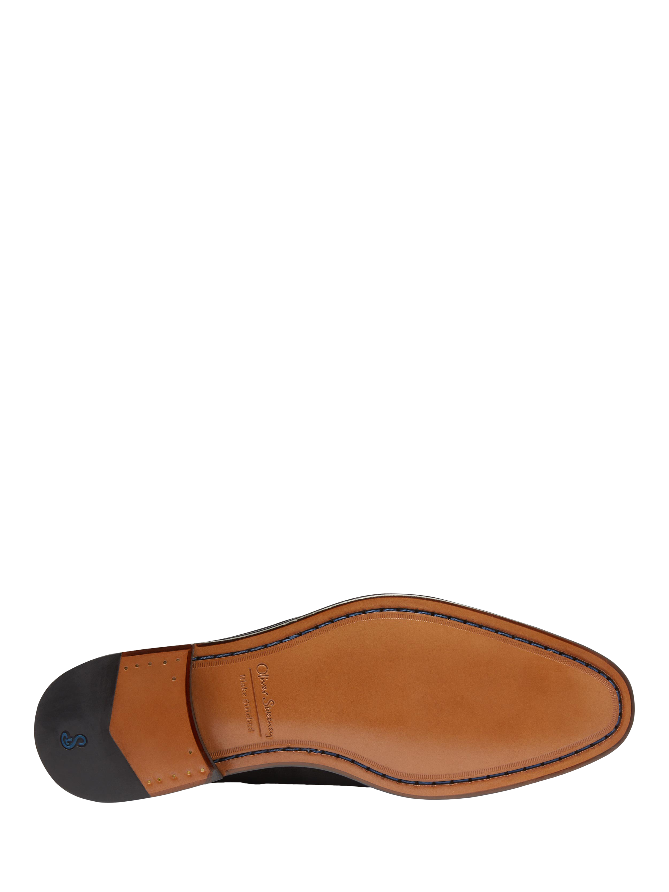 Product image 5 of 5, which shows Oliver Sweeney Cropwell Suede Oxford Shoes, Black, 7