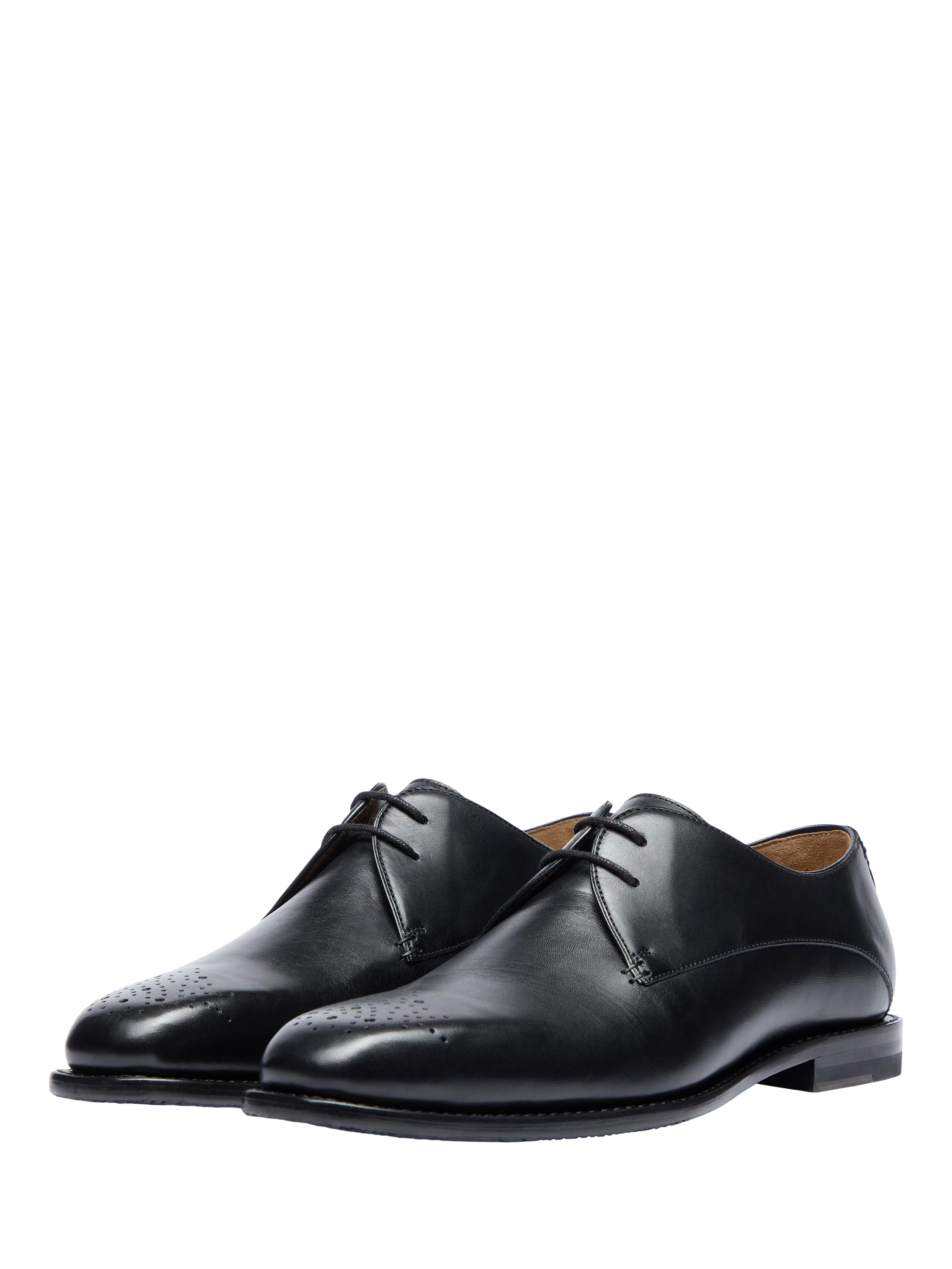 Product image 3 of 5, which shows Oliver Sweeney Joel Leather Derby Shoes, Black, 7