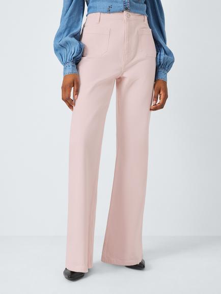 AND/OR 70's Patch Pocket Jeans, Pink, Pink