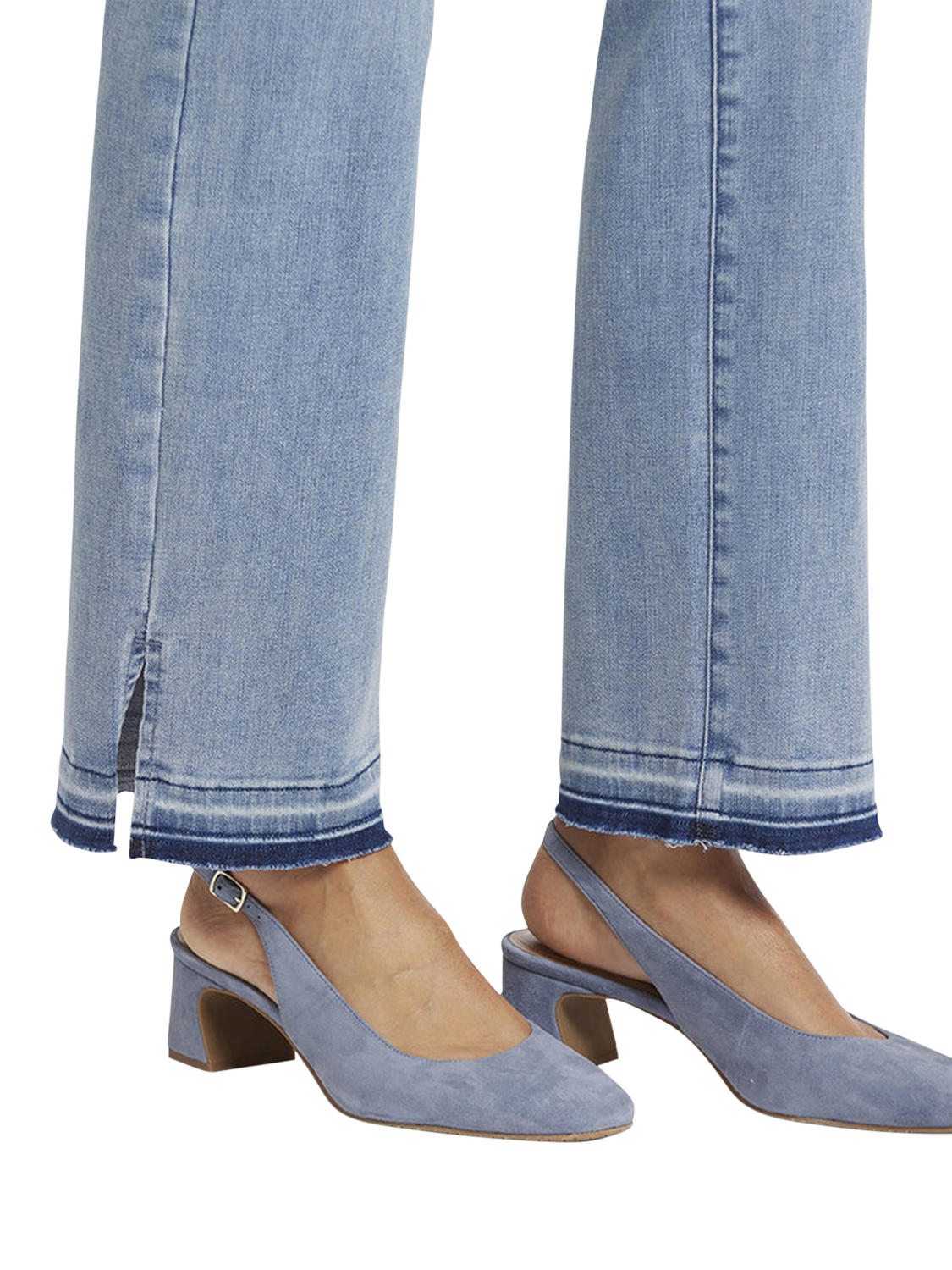 Product image 6 of 6, which shows Marilyn Straight High Rise With Side Slits, Big Skies, Blue Skies, 6