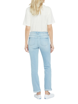 Sheri Slim Ankle Jeans With Roll Cuffs, Northstar - view 2, Northstar