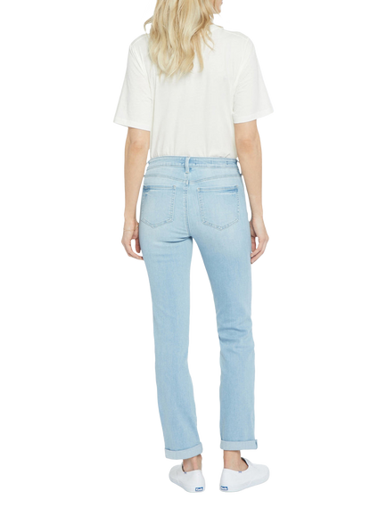 Sheri Slim Ankle Jeans With Roll Cuffs, Northstar - view 2, Northstar