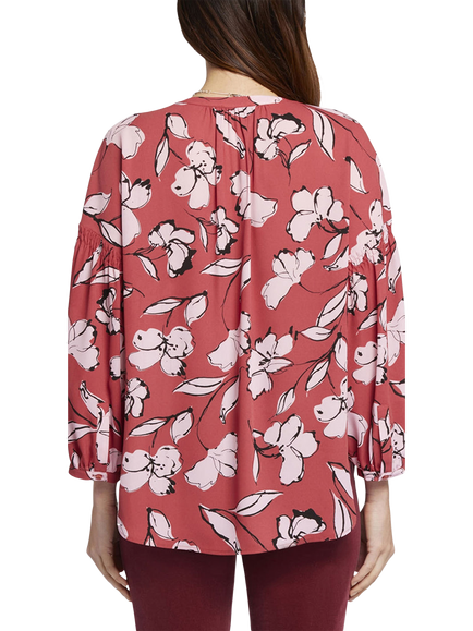 NYDJ Paulina Peasant Blouse - view 2, Bountiful