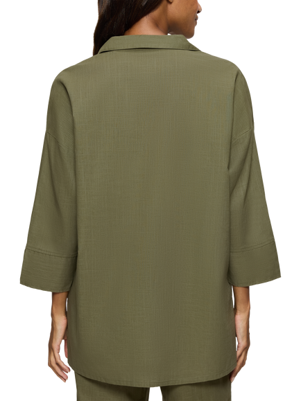 Triumph Summer Wear Boyfriend Shirt, Sage Green - view 2, Sage Green