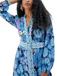 Raishma Amara Floral Dress, Blue