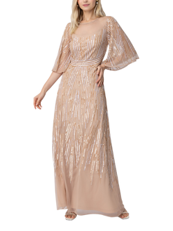Raishma Jenna Beadwork Maxi Dress, Natural, Natural