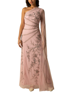 Raishma Marina Floral Maxi Dress, Pink, Pink
