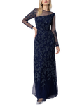 Raishma Sally Sequin Maxi Dress, Navy