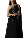 Raishma Zendy Asymmetric Dress, Navy